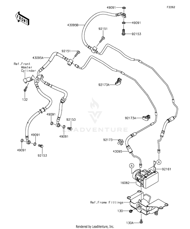 Brake Piping Schematic
