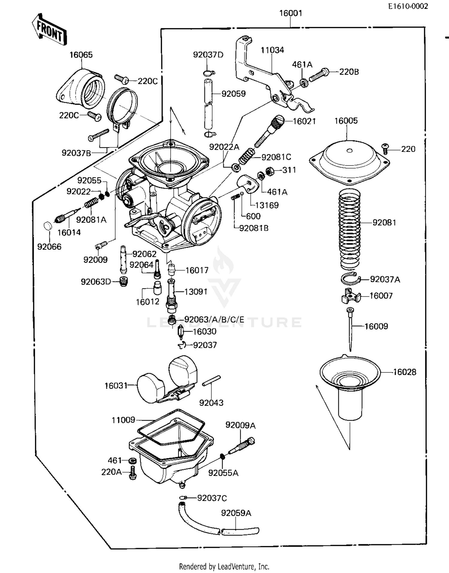 CARBURETOR ('81 D2)