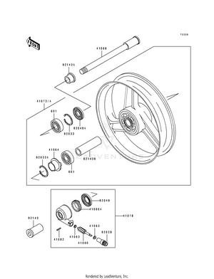 Front Hub Schematic