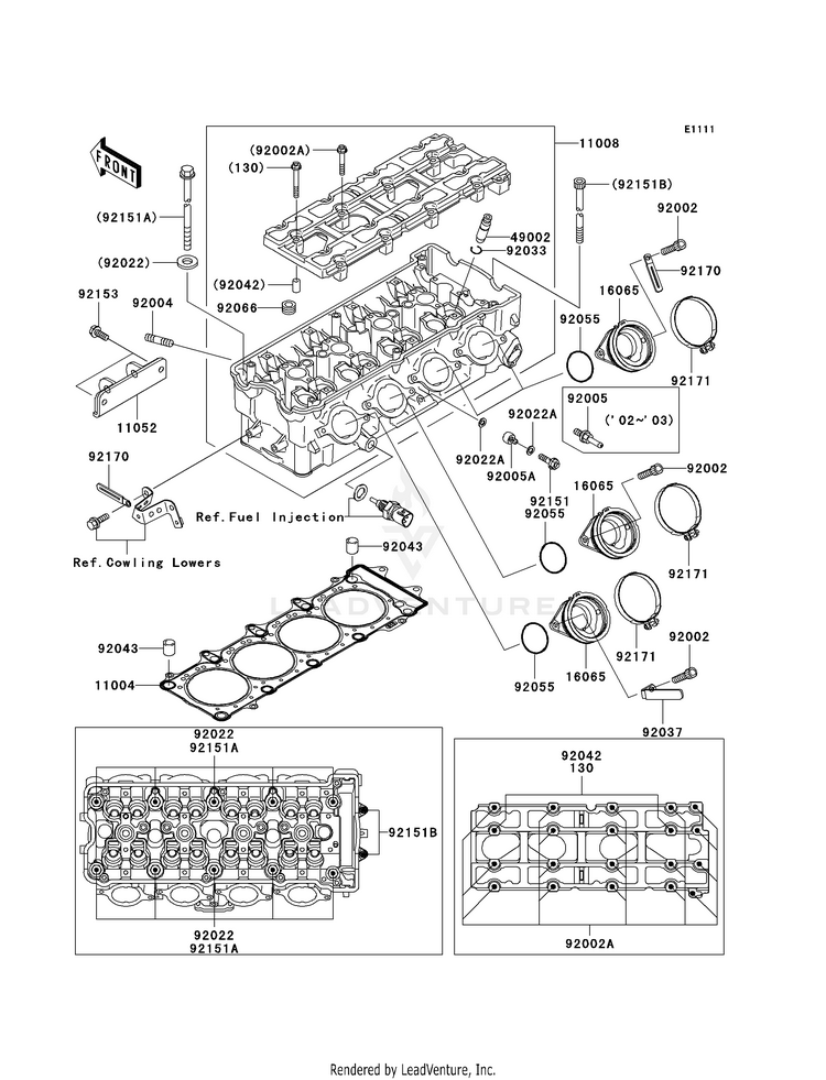 Cylinder Head Schematic