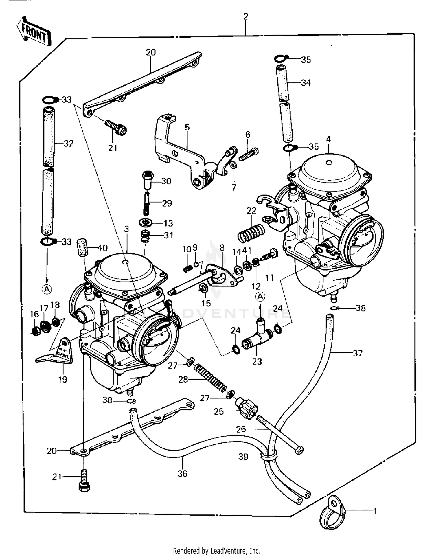 CARBURETOR ASSY ('80 A1)