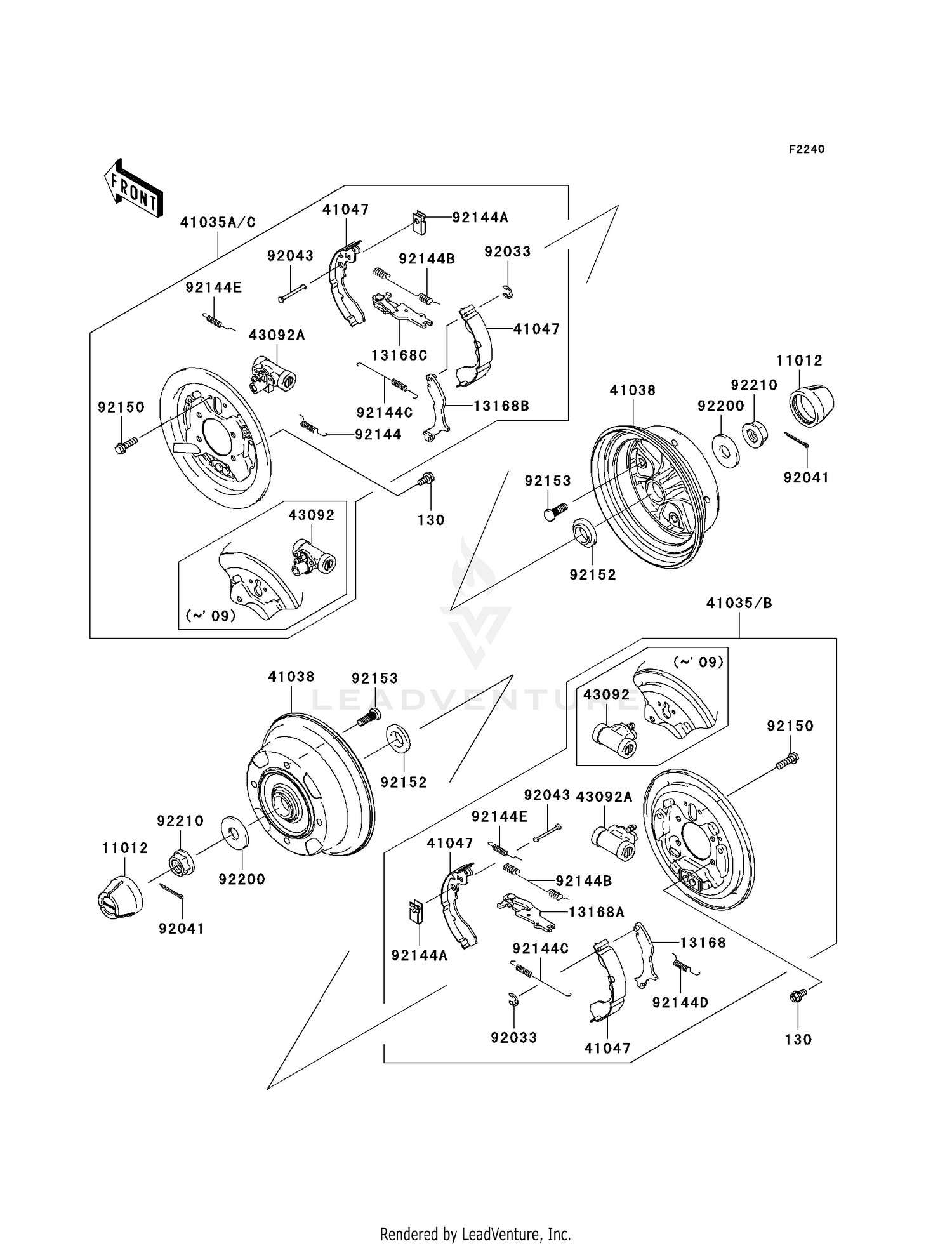 REAR HUBS/BRAKES