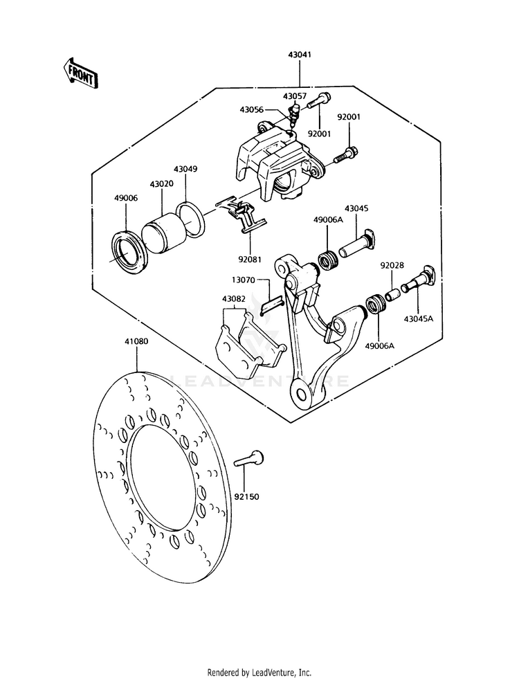 Rear Brake Schematic