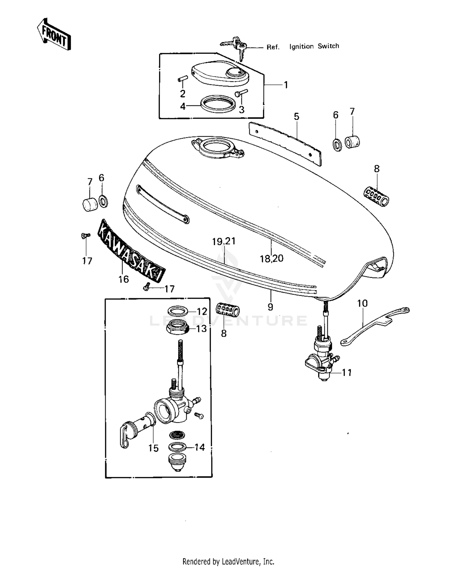 FUEL TANK (KZ1000-A1)