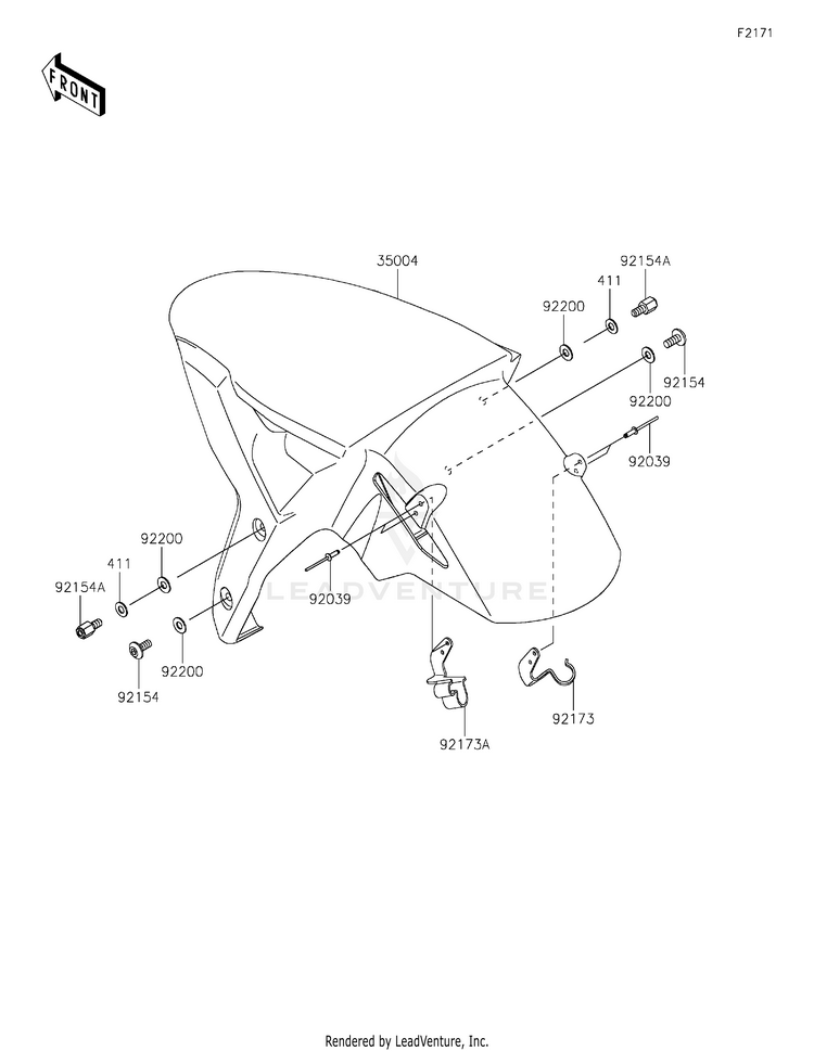 Front Fender(S) Schematic