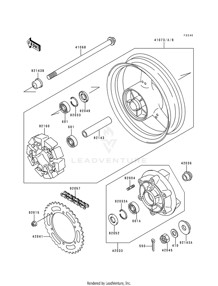 Rear Wheel/Chain Schematic