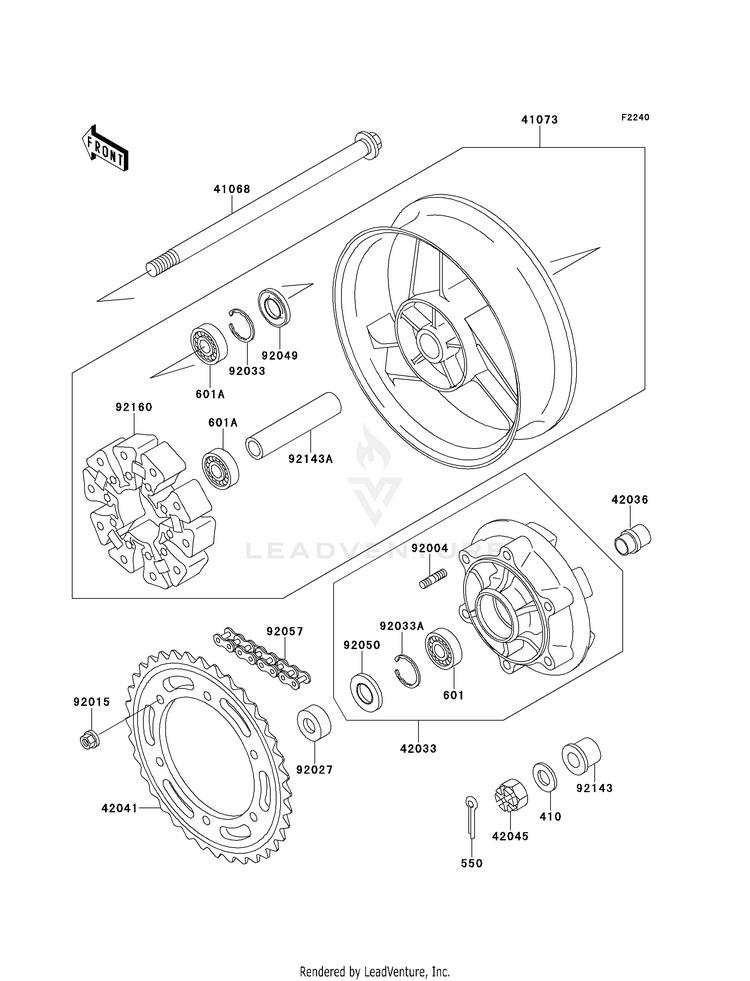 Rear Wheel/Chain Schematic