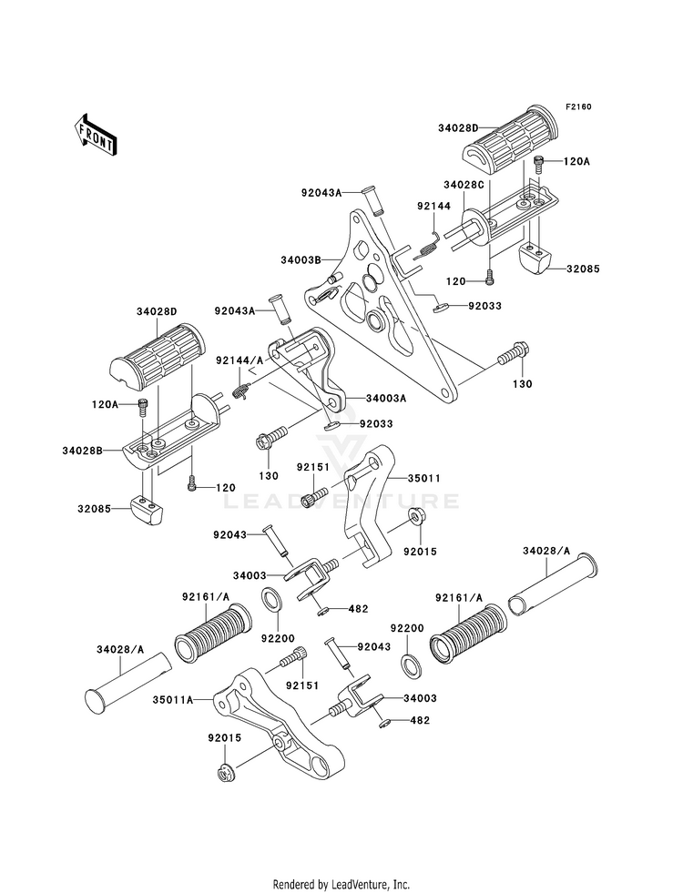 Footrests Schematic