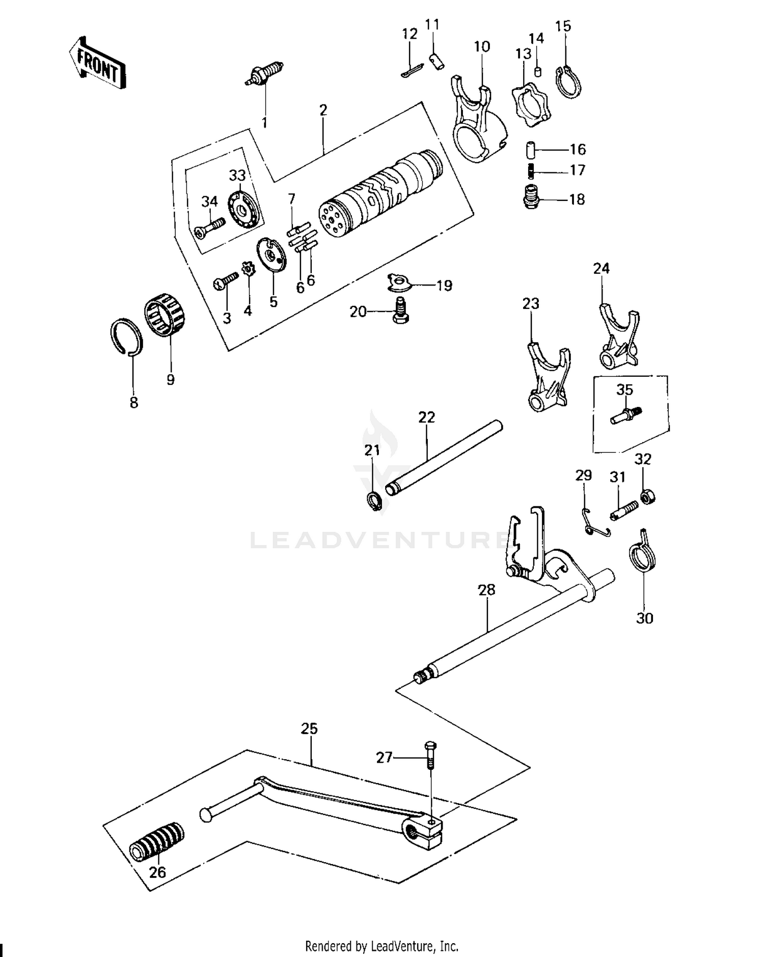 GEAR CHANGE MECHANISM
