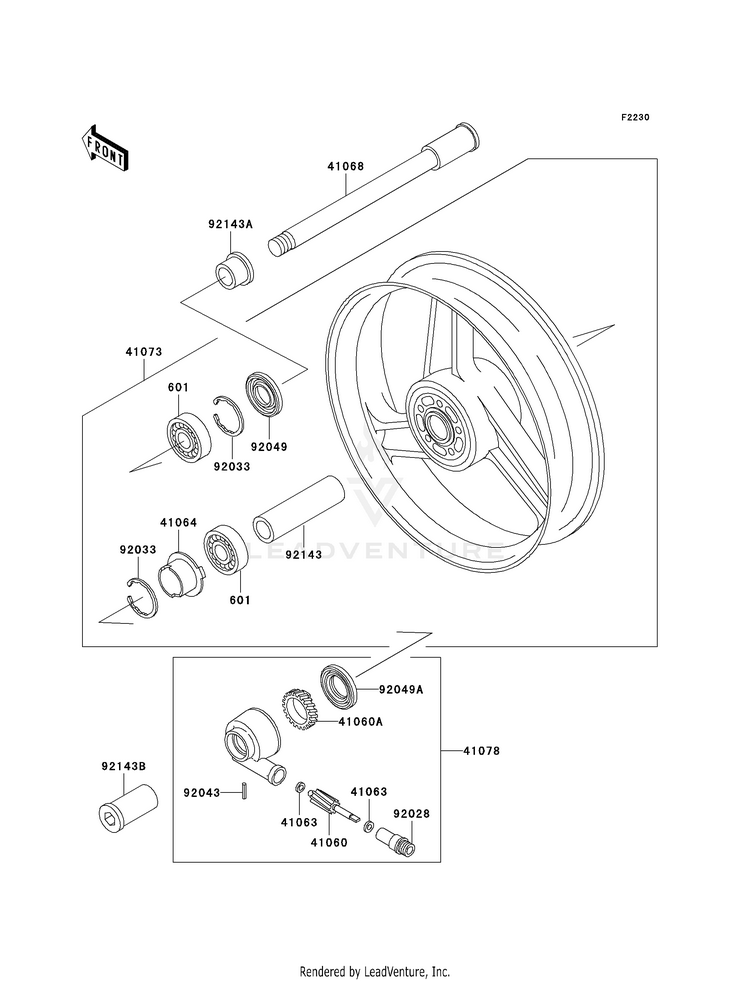 Front Wheel Schematic