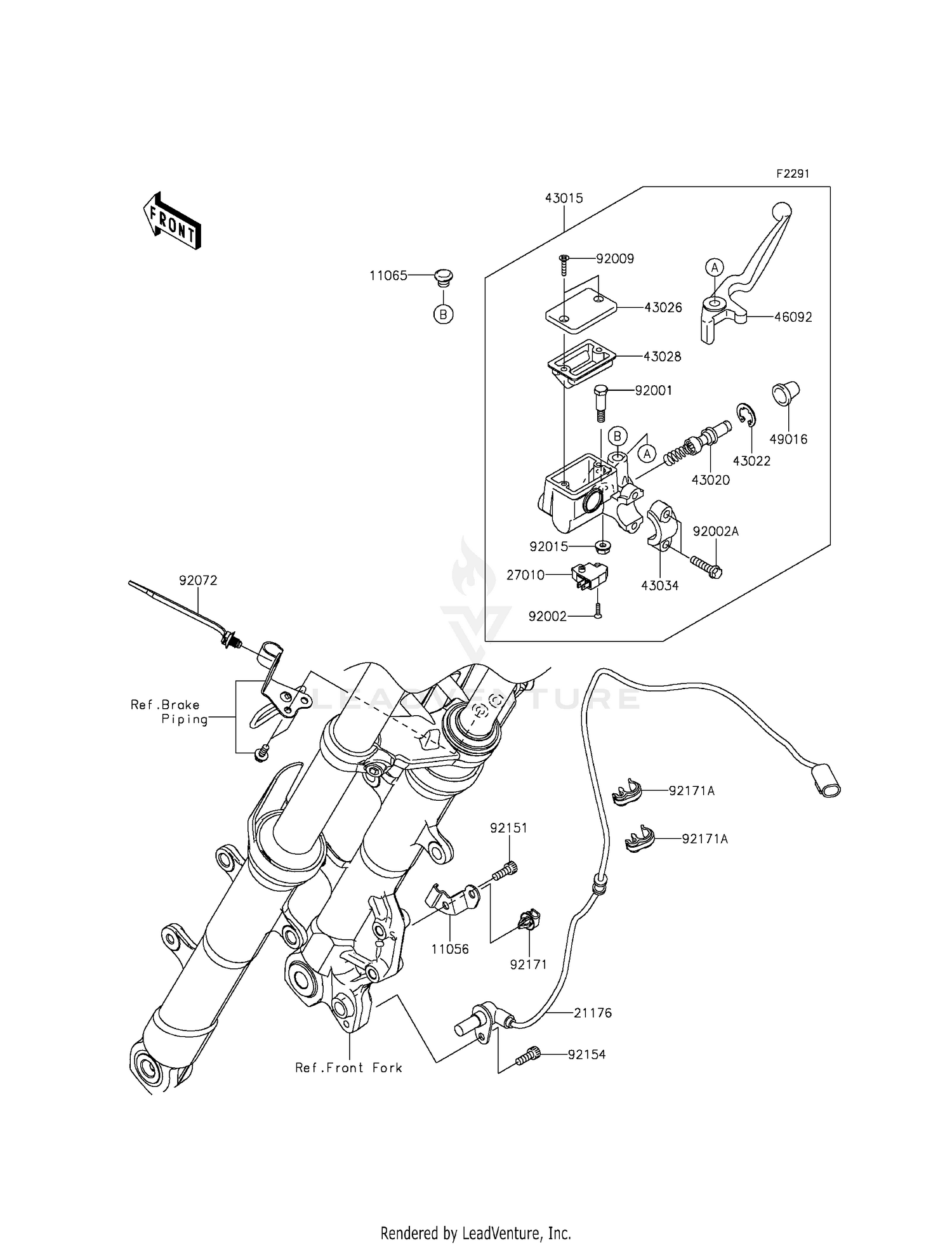 FRONT MASTER CYLINDER
