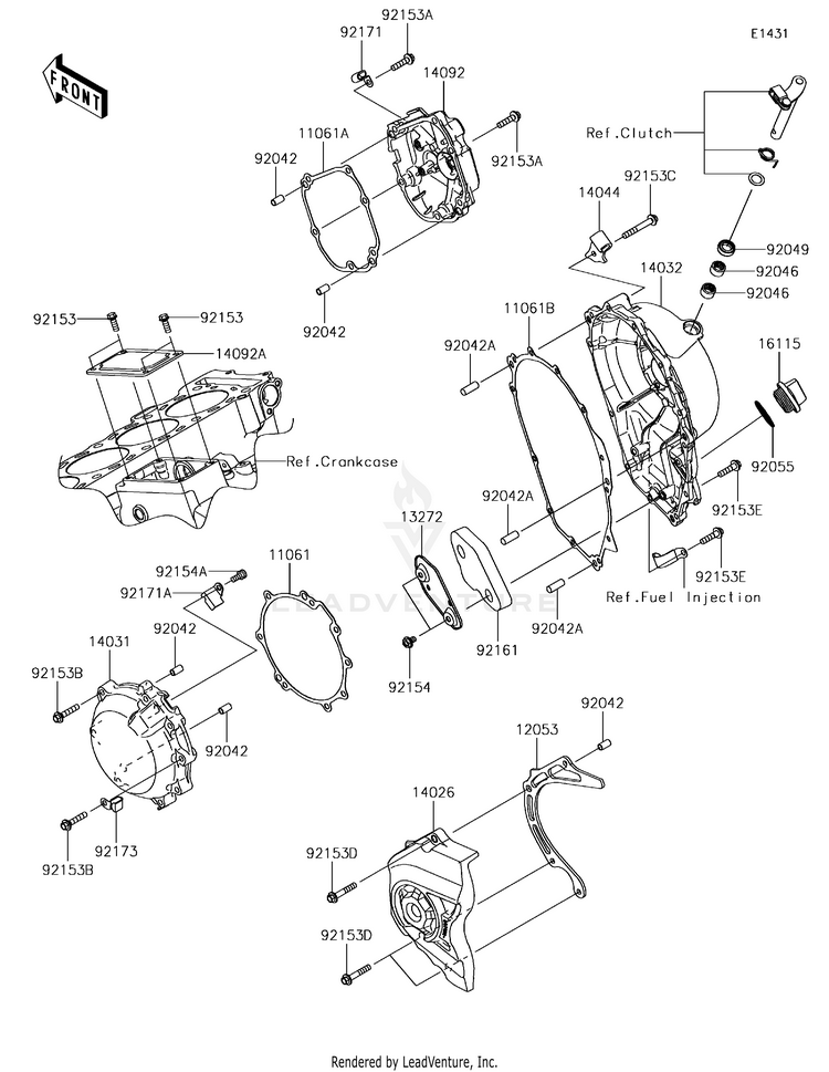 Engine Cover(S) Schematic