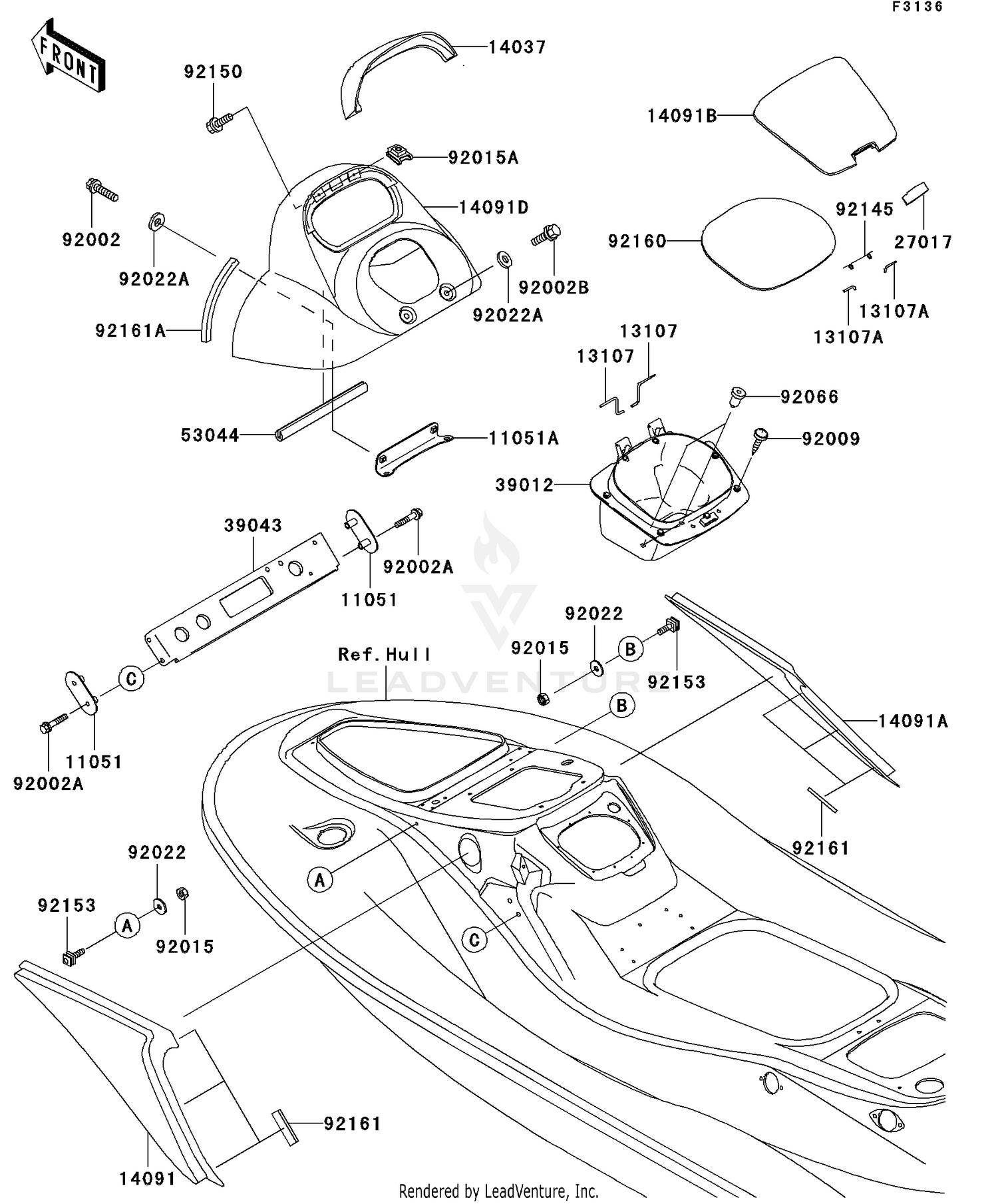 Hull Middle Fittings
