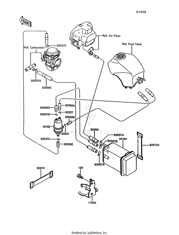 Fuel Evaporative System (Ca) Schematic