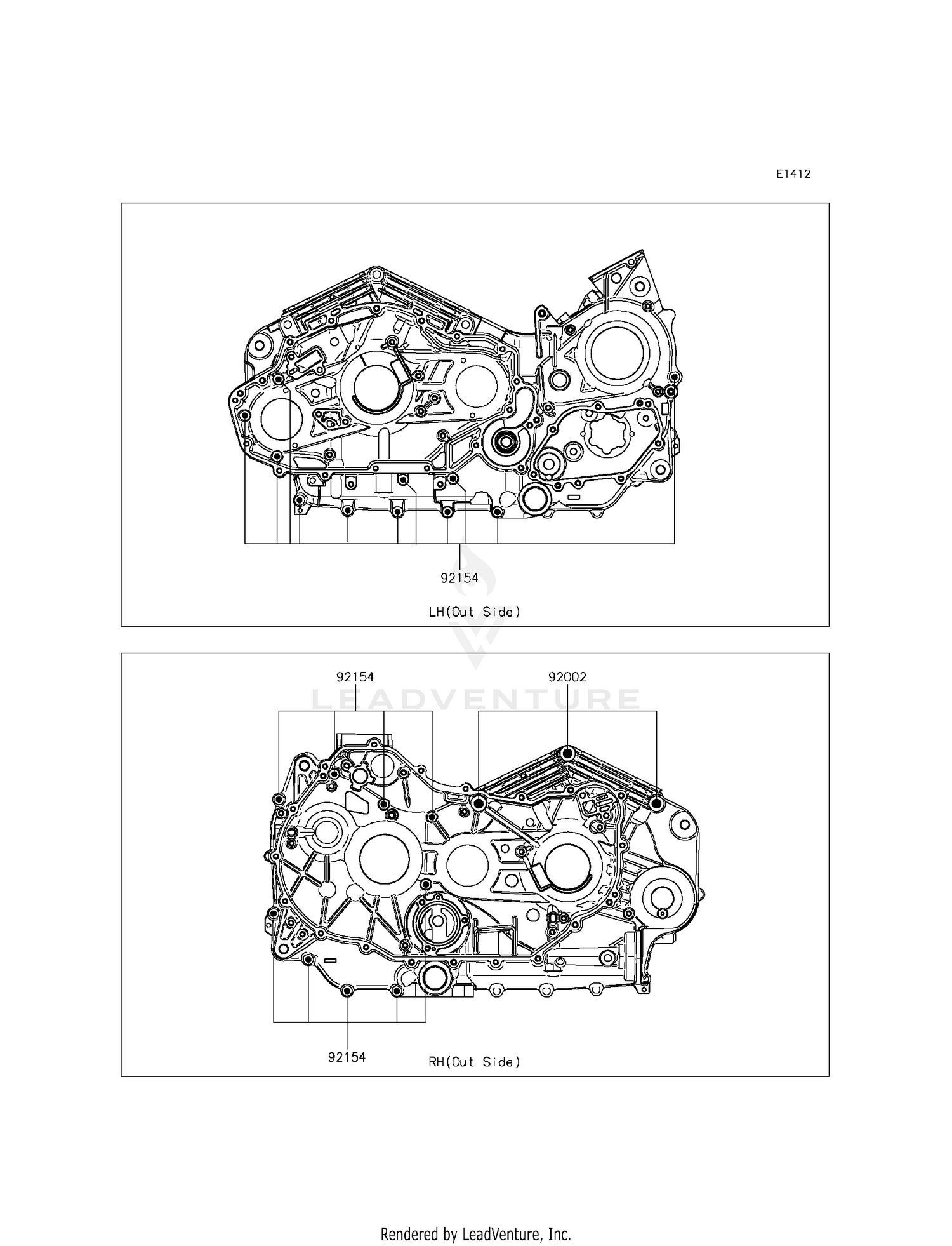 CRANKCASE BOLT PATTERN