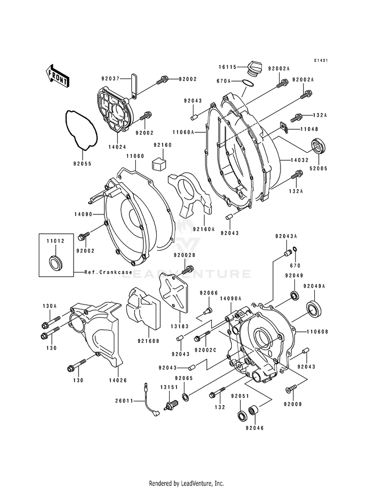 Engine Cover(S) Schematic