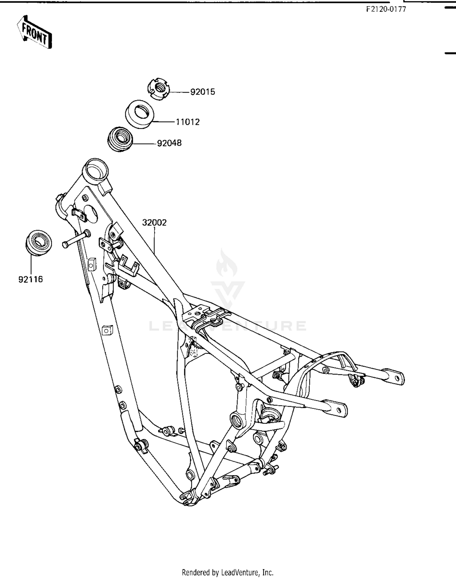 FRAME ('84 KX250-C2)