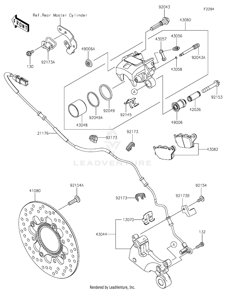 Rear Brake Schematic