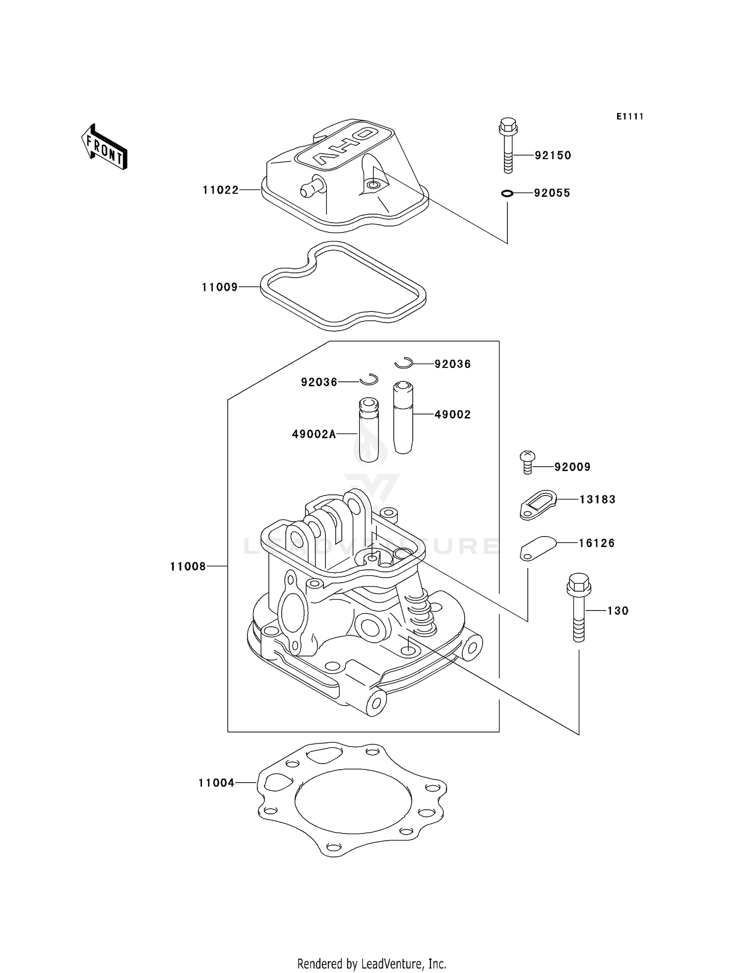 CYLINDER HEAD (KAF300-B1)