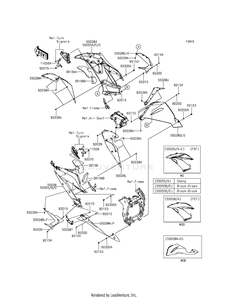 Cowling Lowers (Fdf/Fef) Schematic
