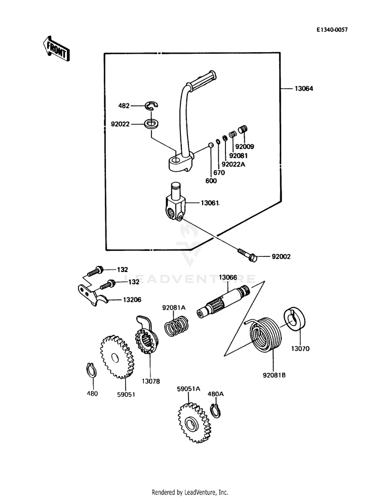 Kickstarter Mechanism Schematic