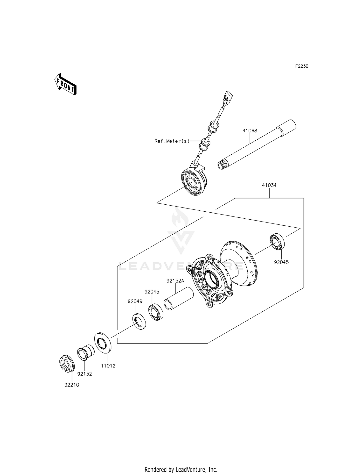FRONT HUB