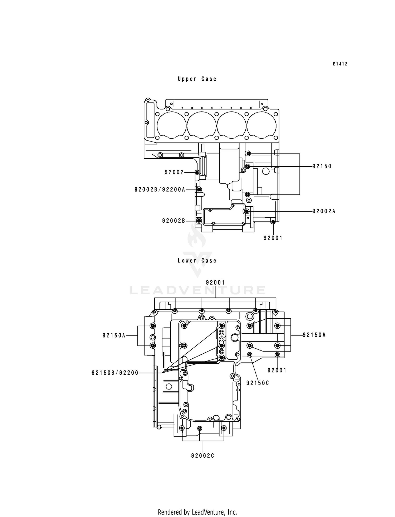 CRANKCASE BOLT PATTERN