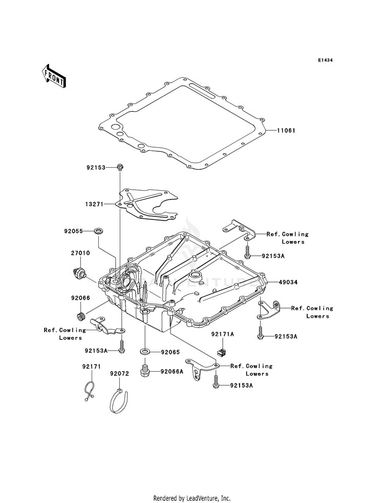 Oil Pan Schematic