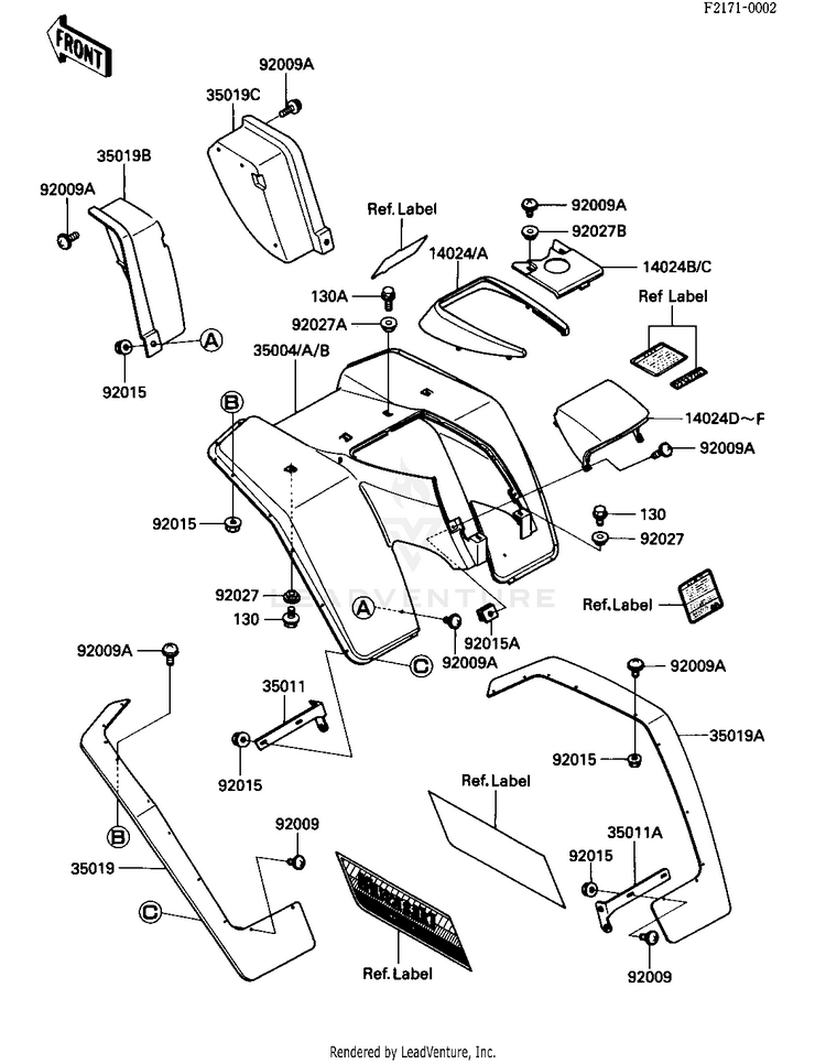 Front Fender Schematic