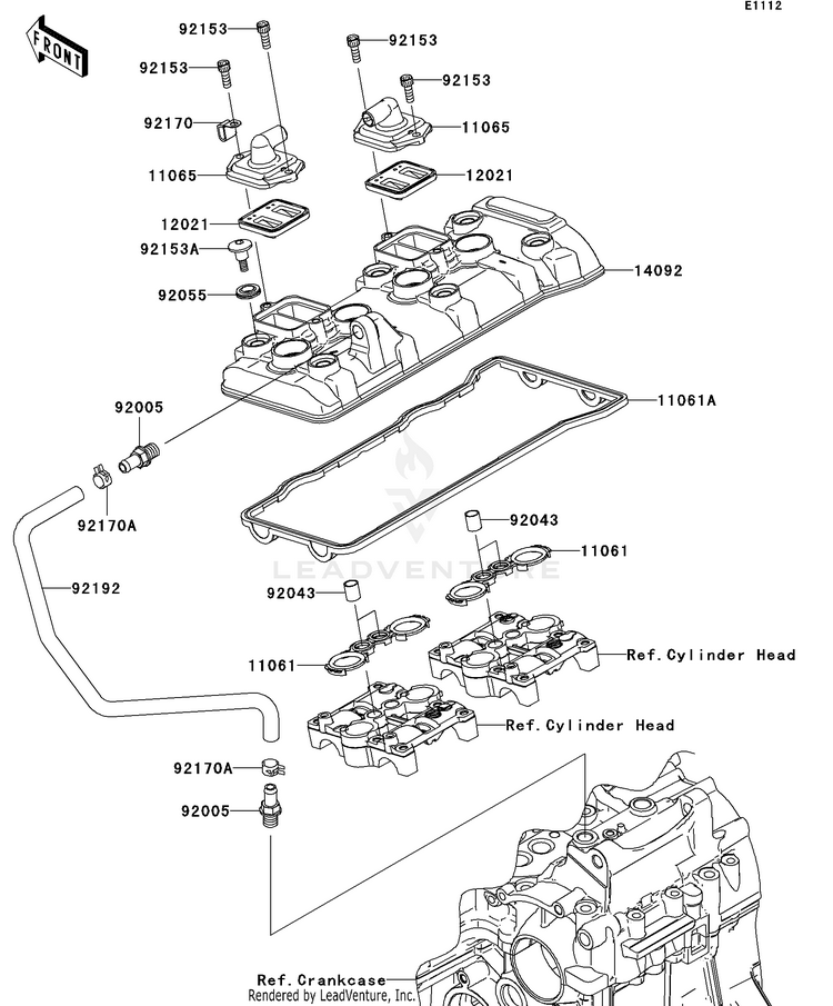 Cylinder Head Cover Schematic