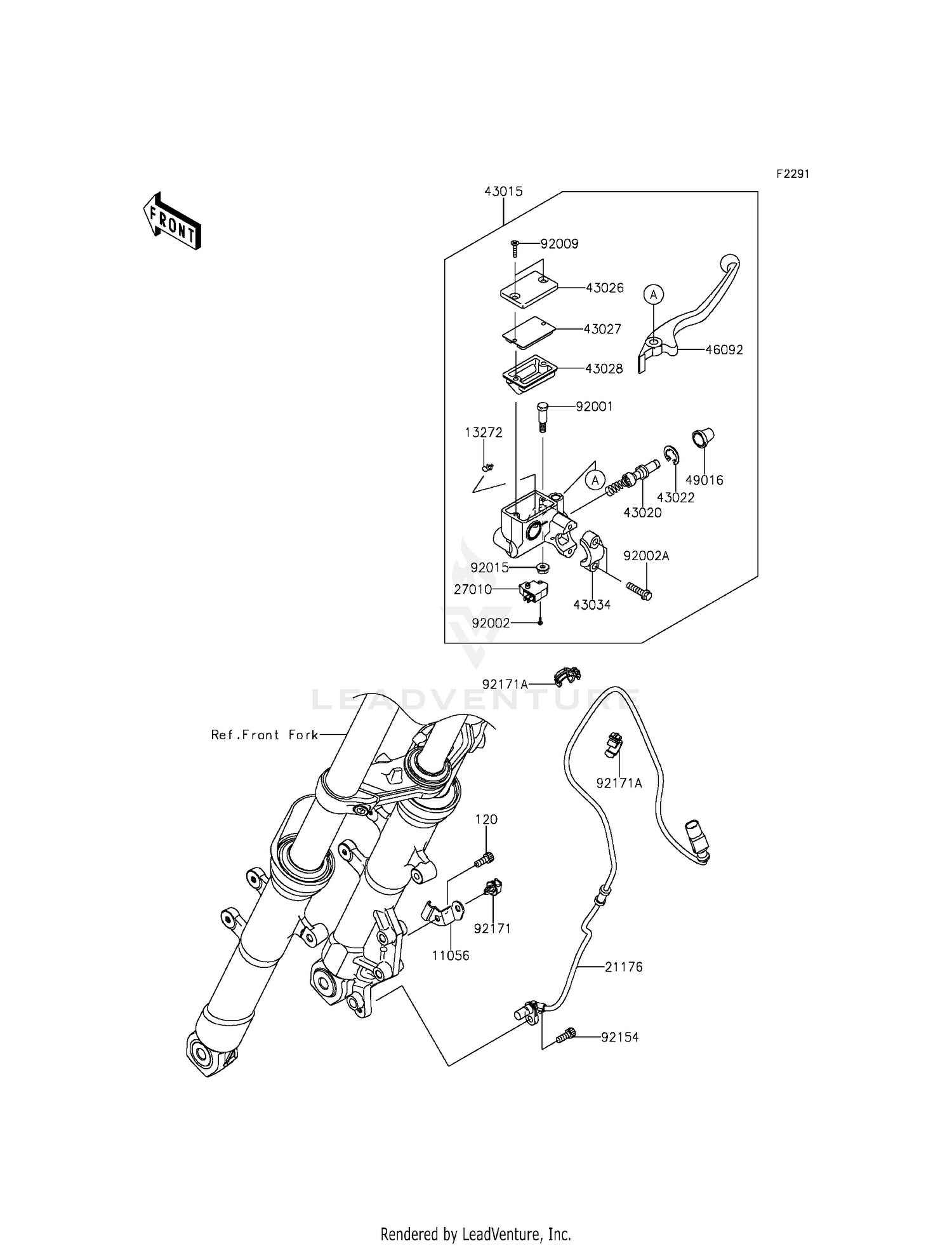 FRONT MASTER CYLINDER