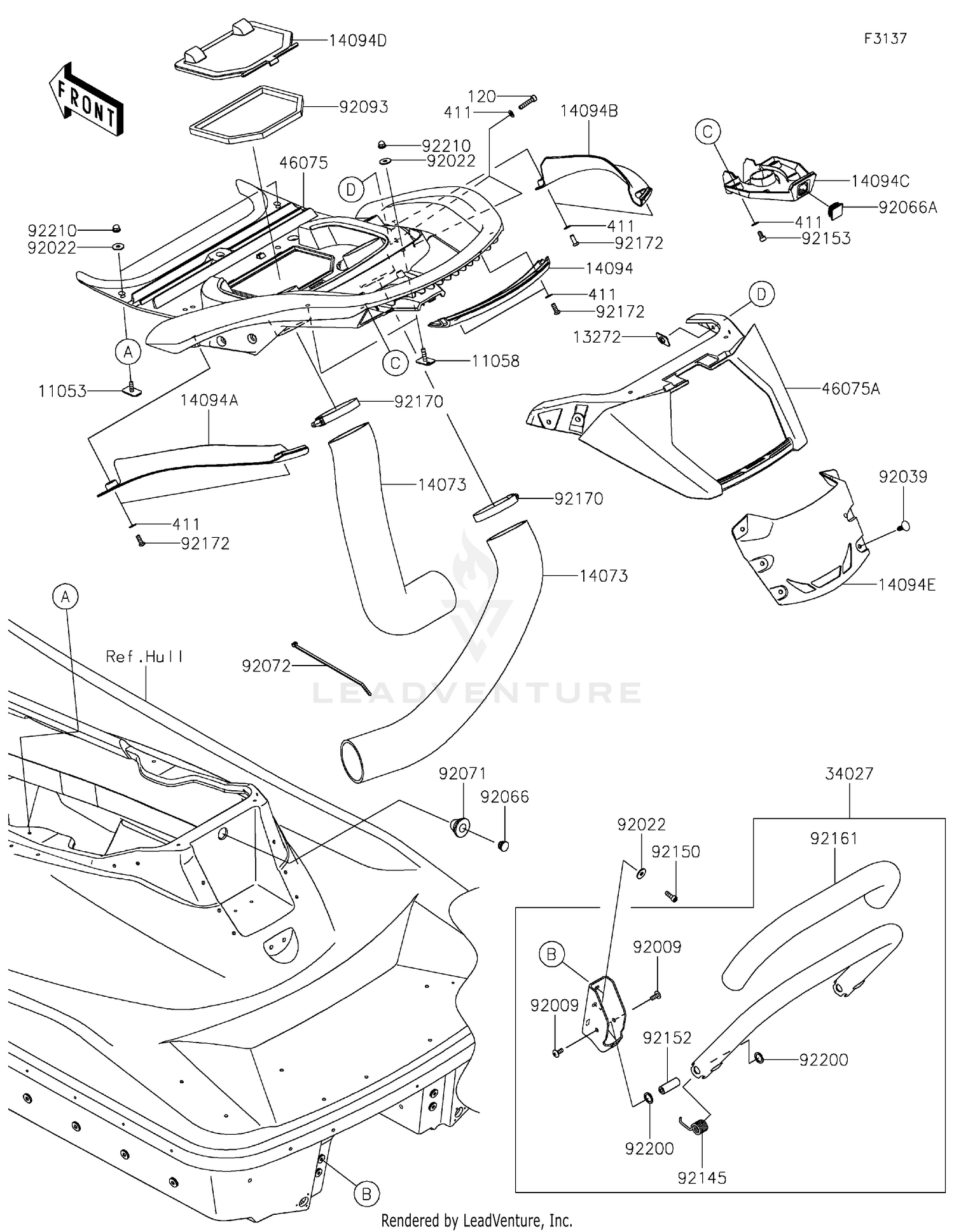 Hull Rear Fittings