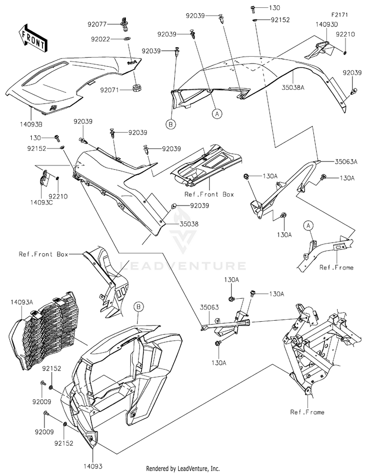 Front Fender(S) Schematic
