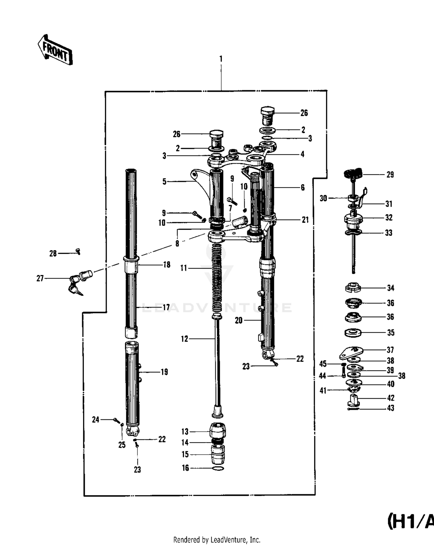 FRONT FORK (H1/A/C)