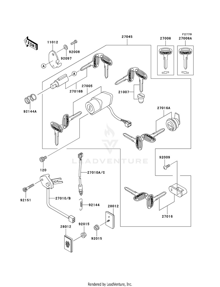 Ignition Switch/Locks/Reflectors Schematic