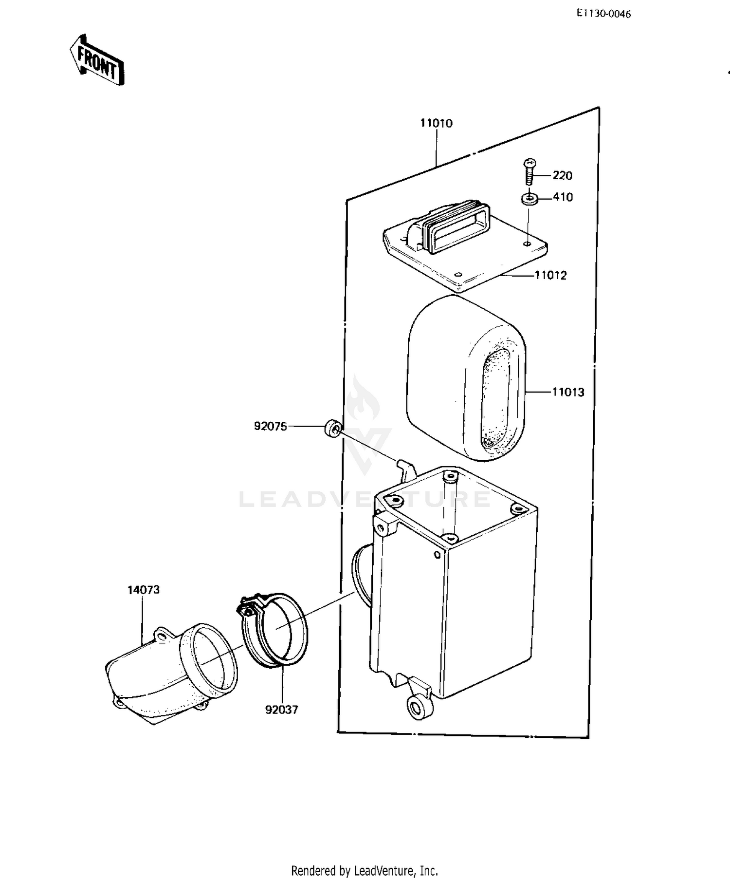 AIR CLEANER ('82-'83 A9/A10)