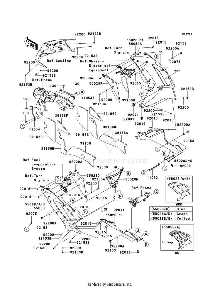 Cowling Lowers (P8f/P8fa) Schematic