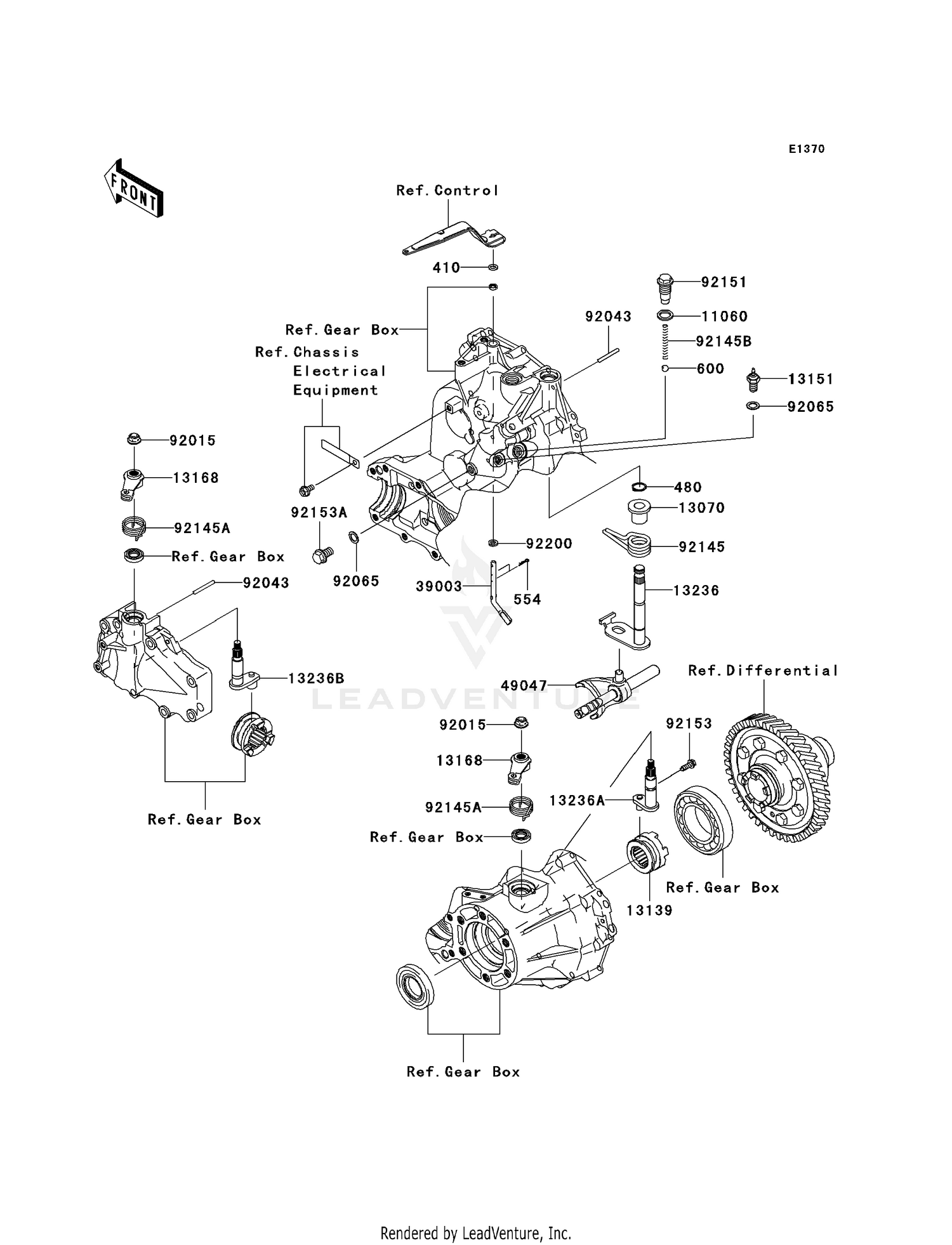 GEAR CHANGE MECHANISM