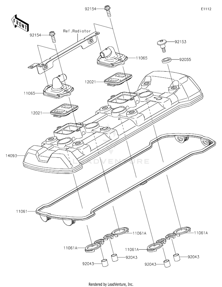 Cylinder Head Cover Schematic