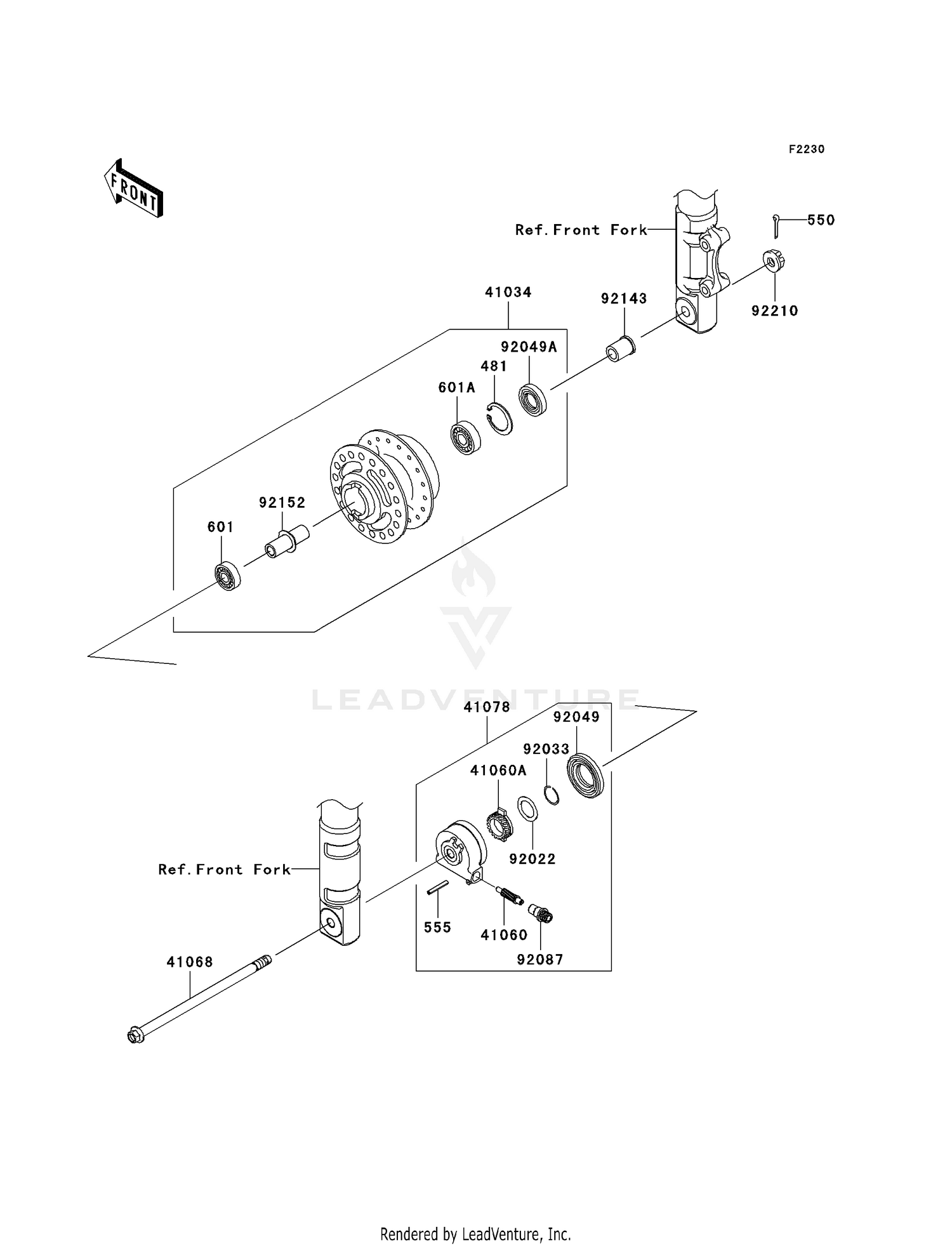 FRONT HUB (AAF)