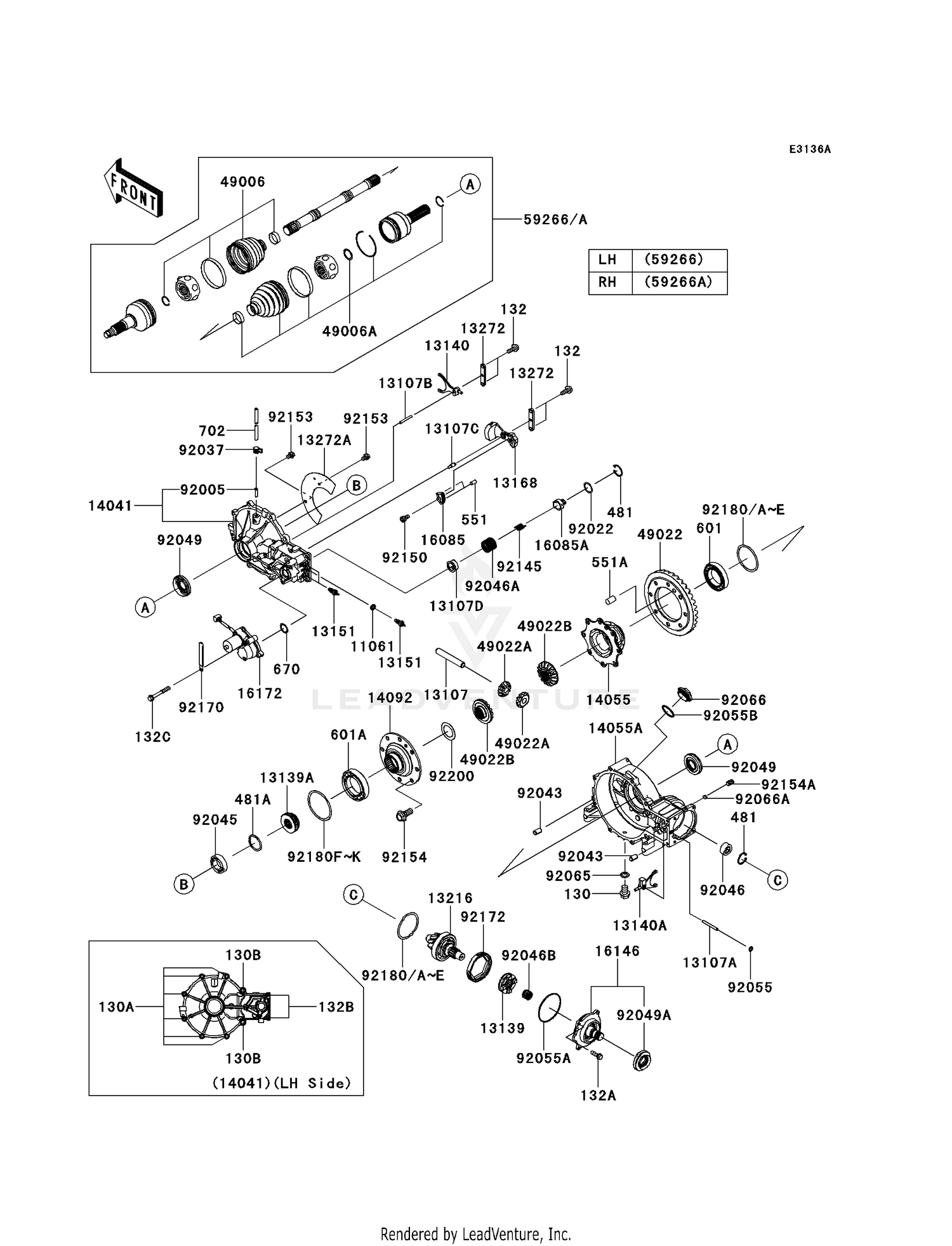 DRIVE SHAFT-FR (JKBRTCC1 EB500154-)