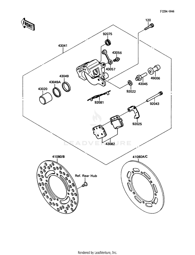 Rear Brake Schematic