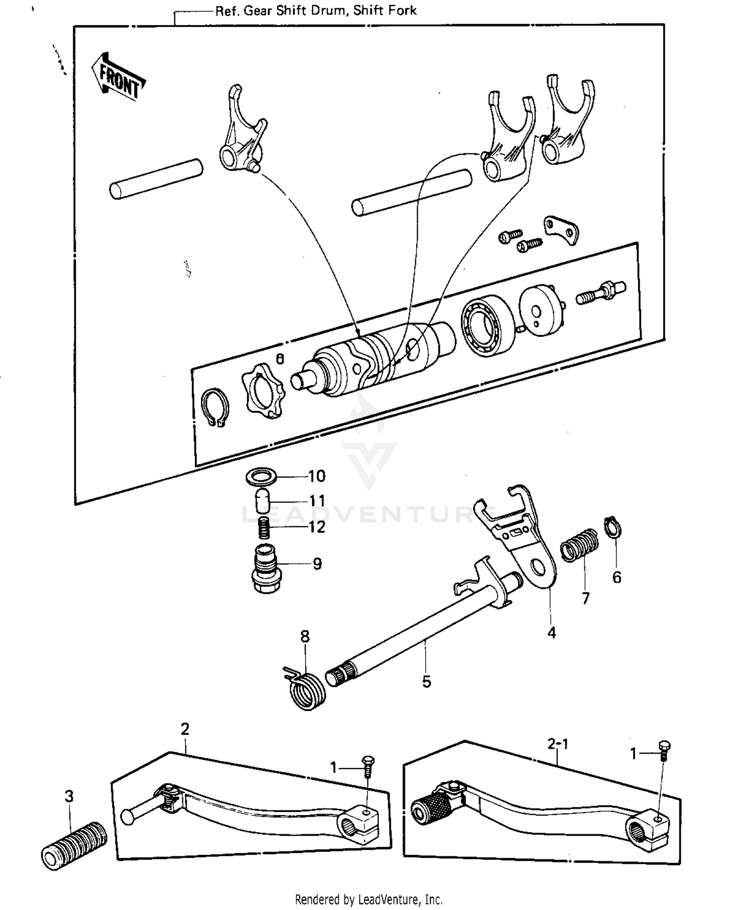 GEAR CHANGE MECHANISM