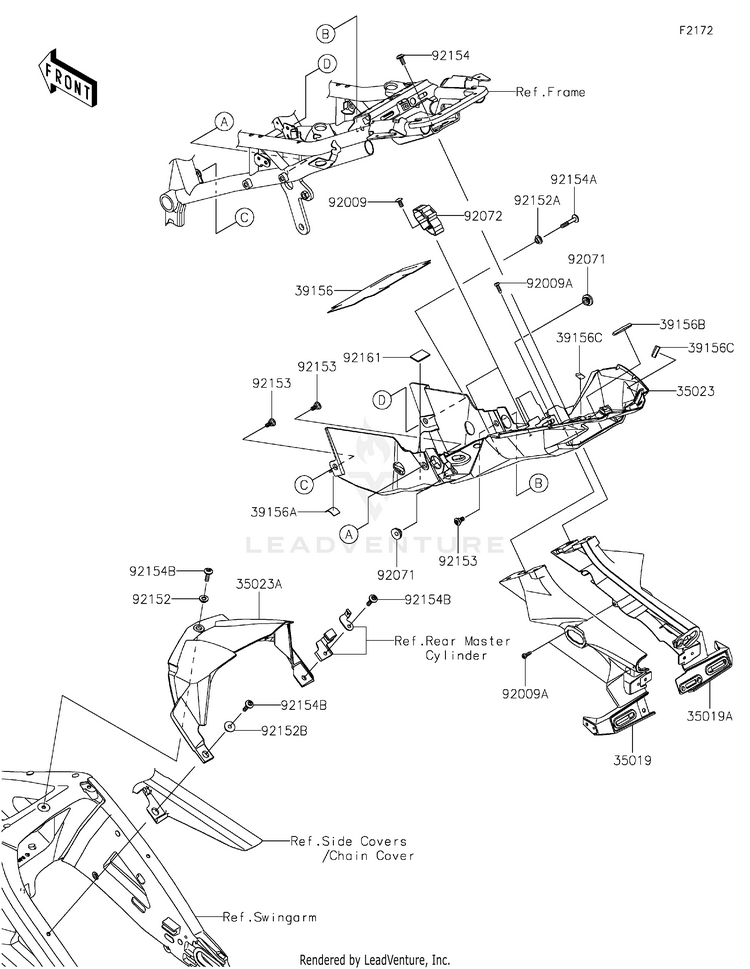 Rear Fender(S) Schematic