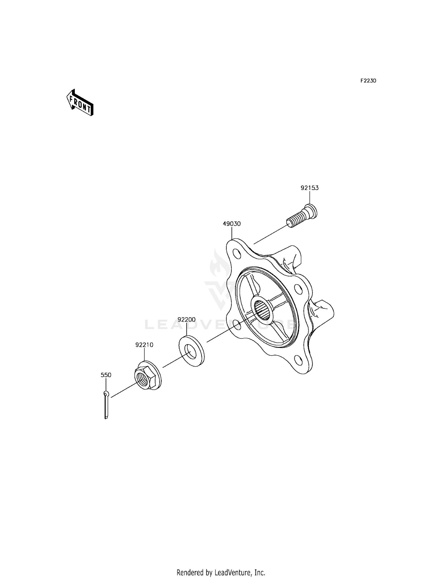 FRONT HUBS/BRAKES