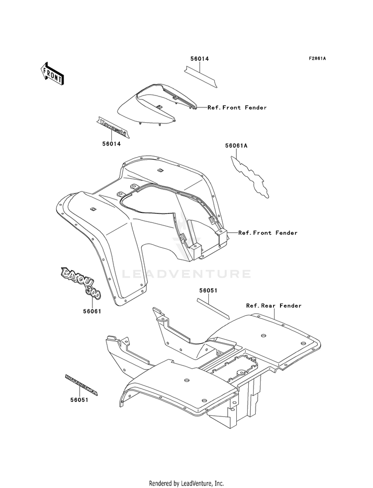 Decals (Red)(Klf300-B10) Schematic