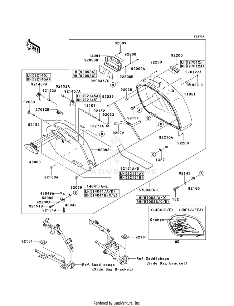 Saddlebags (Side Bag) Schematic