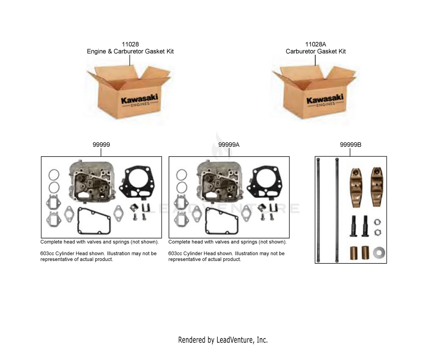 Kawasaki Engines FT730V-BS09 4 Stroke Engine FT730V *KITS GASKET