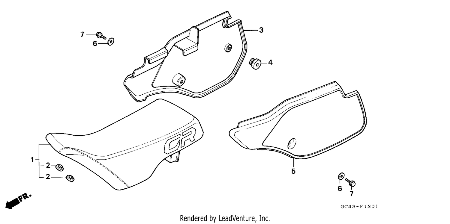 SEAT/SIDE COVER (RJ/RK)