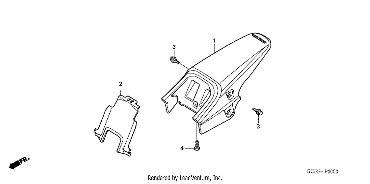  REAR FENDER